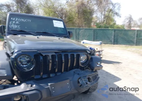 2022 Jeep Wrangler Unlimited Willys из США, поврежденный, VIN 1C4HJXDM8NW174277